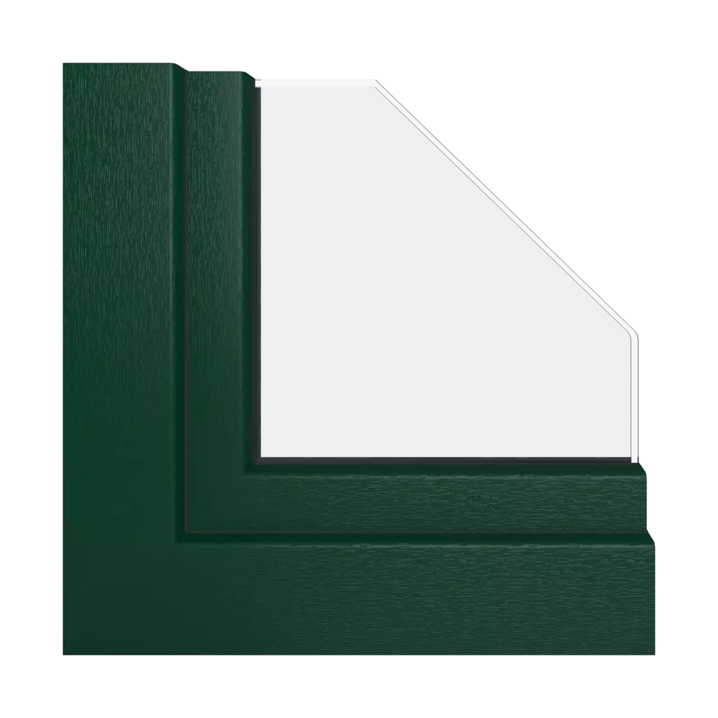 Green moss windows window-profiles schuco livingslide