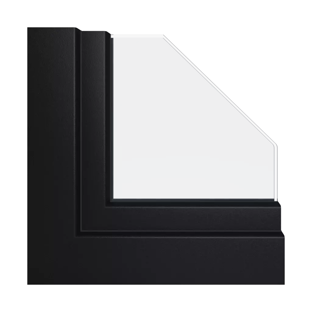 Black ulti-matte windows window-colors schuco   