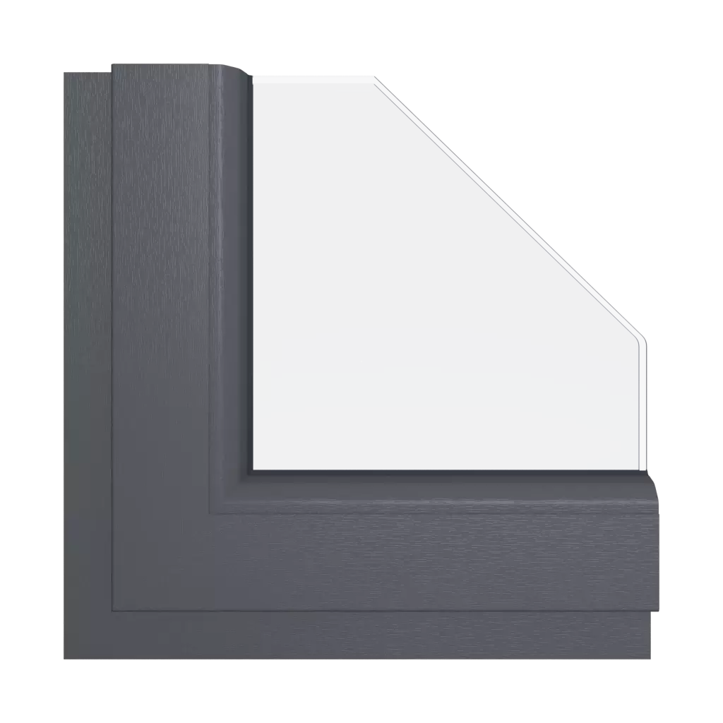 Gray slate windows window-colors schuco gray-slate interior