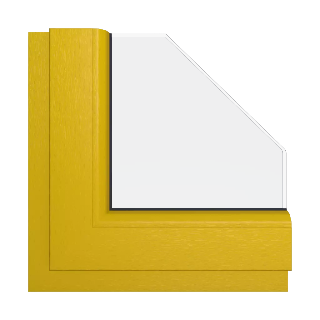 Yellow windows window-colors schuco yellow interior