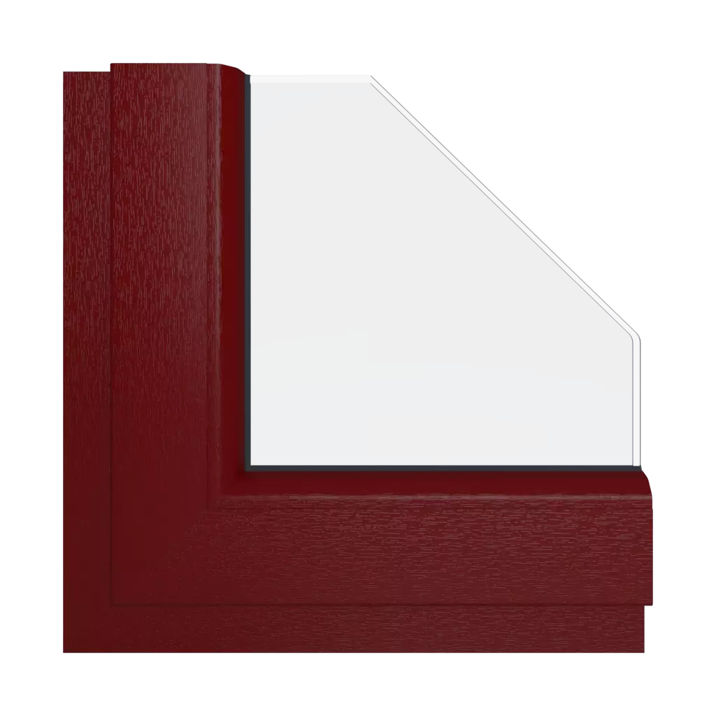 Red windows window-colors schuco red interior