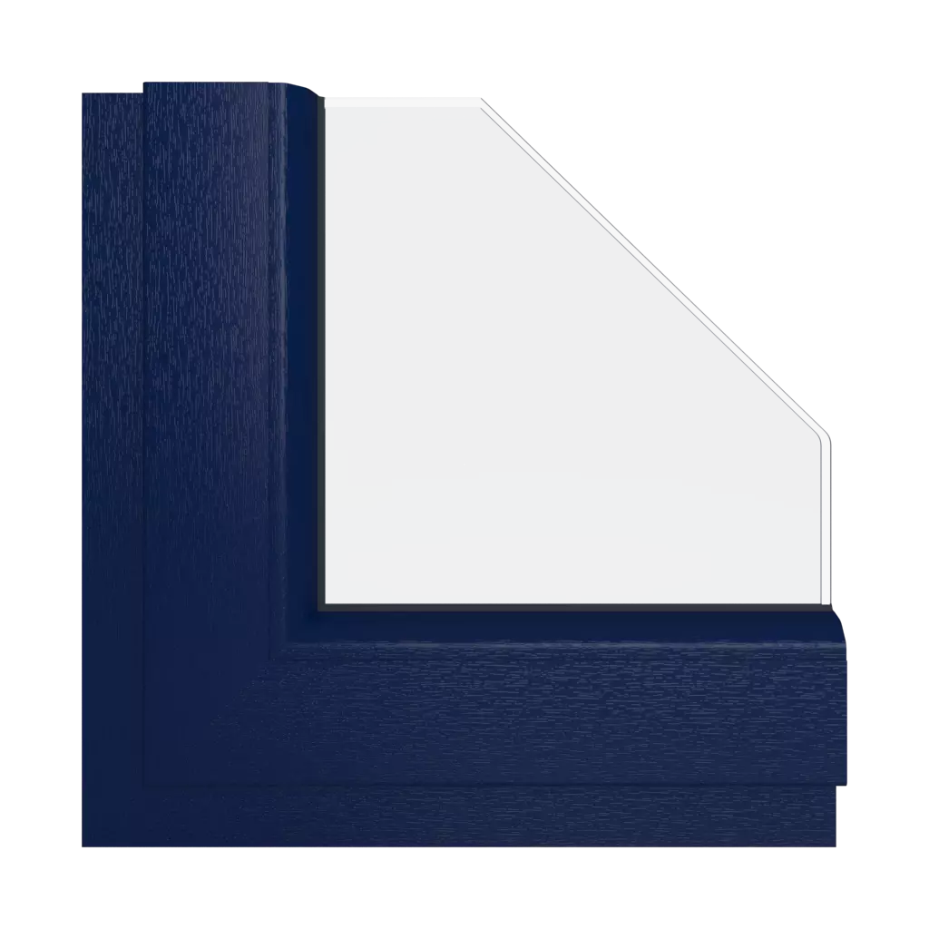 Cobalt blue windows window-colors schuco cobalt-blue interior