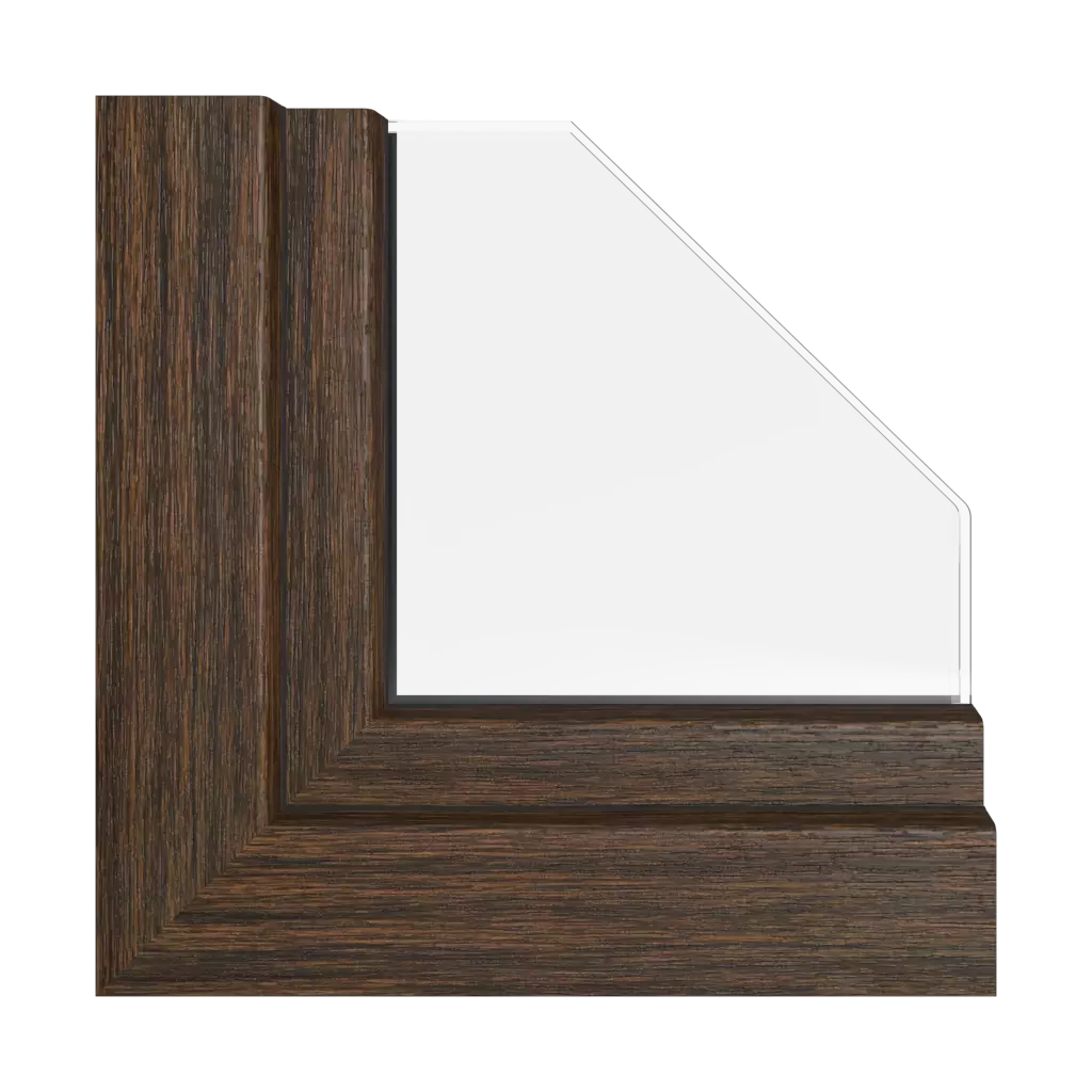 Dark oak windows window-colors kommerling-colors   