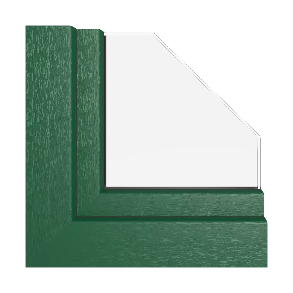 Green moss windows window-colors kommerling-colors   