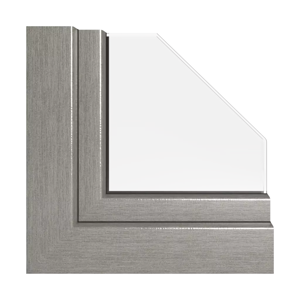 Quartz Gray Metbrush windows window-colors kommerling-colors   