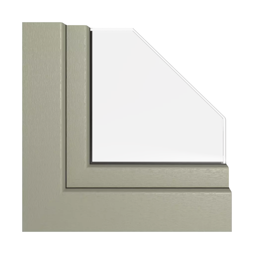 Gray concrete windows window-colors kommerling-colors gray-concrete