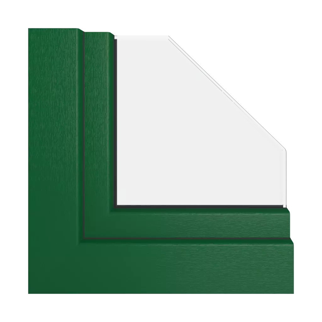 Moss green RAL 6005 windows window-colors gealan   