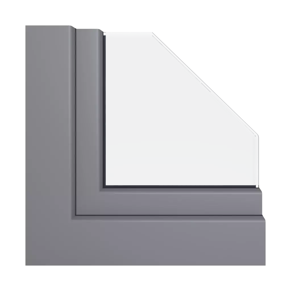 Slate gray RAL 7015 acrycolor products vinyl-windows    