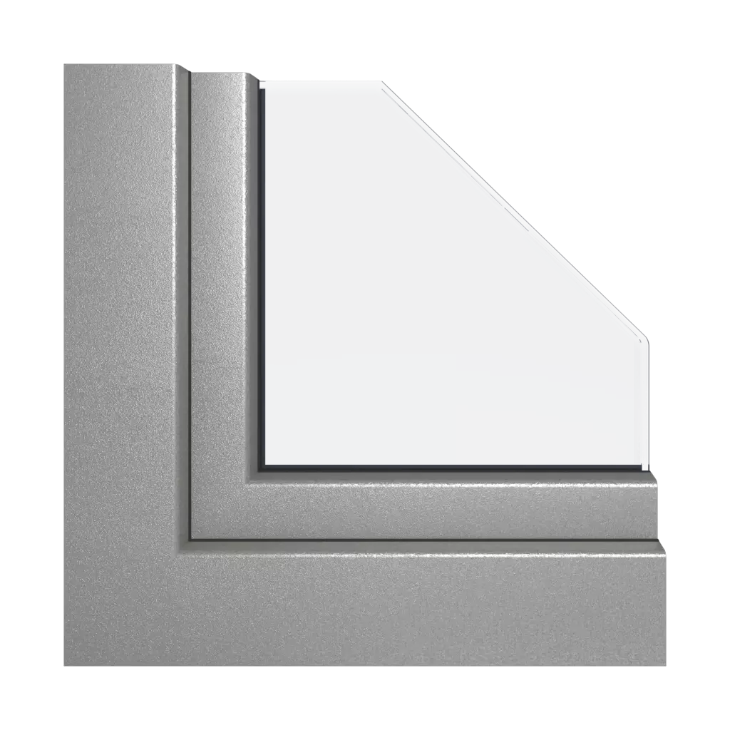 Silver similar to RAL 9007 acrycolor products vinyl-windows    