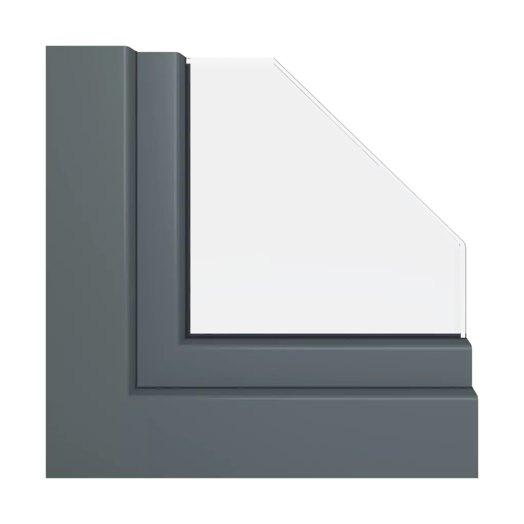 Anthracite RAL 7016 acrycolor windows window-profiles gealan smoovio