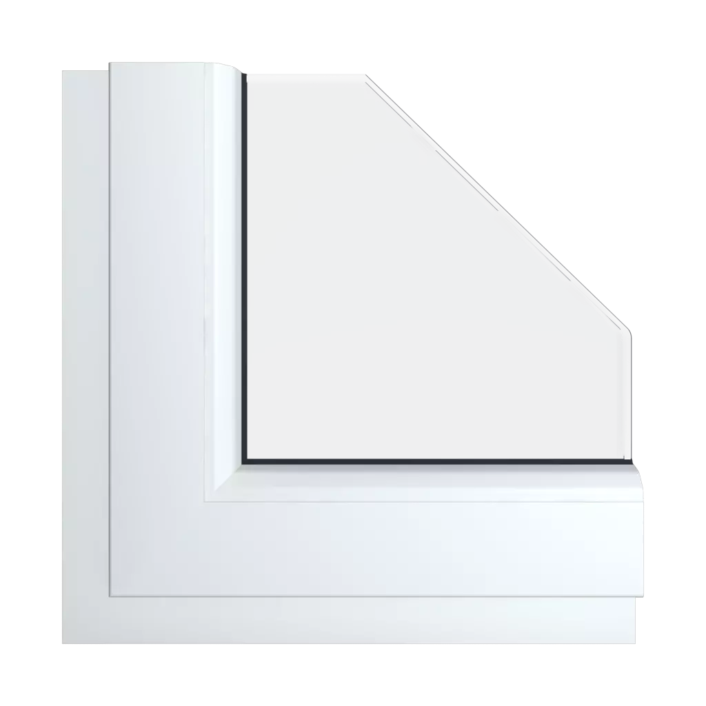 White windows window-colors gealan white interior