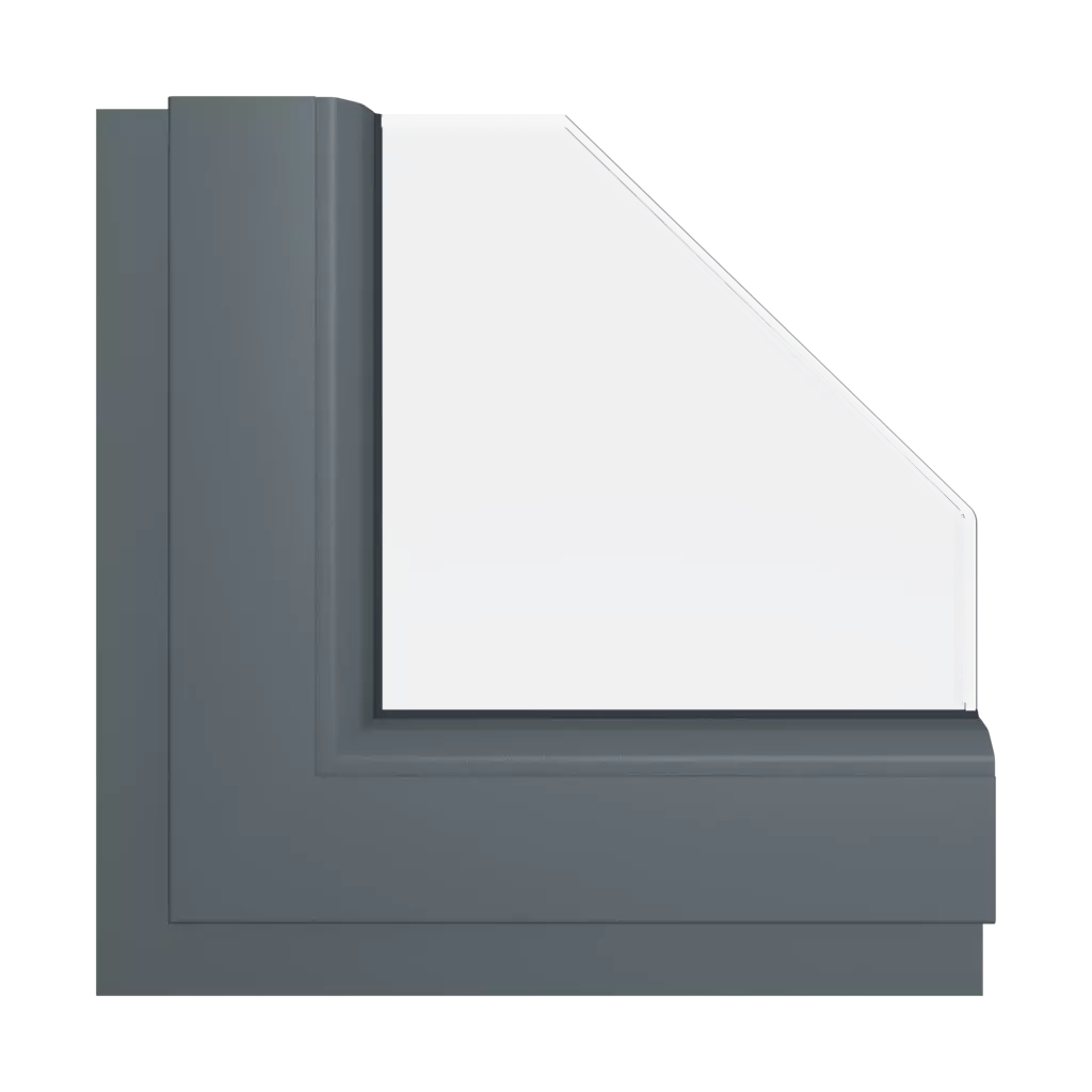 Smooth anthracite 2 windows window-colors gealan smooth-anthracite-2 interior
