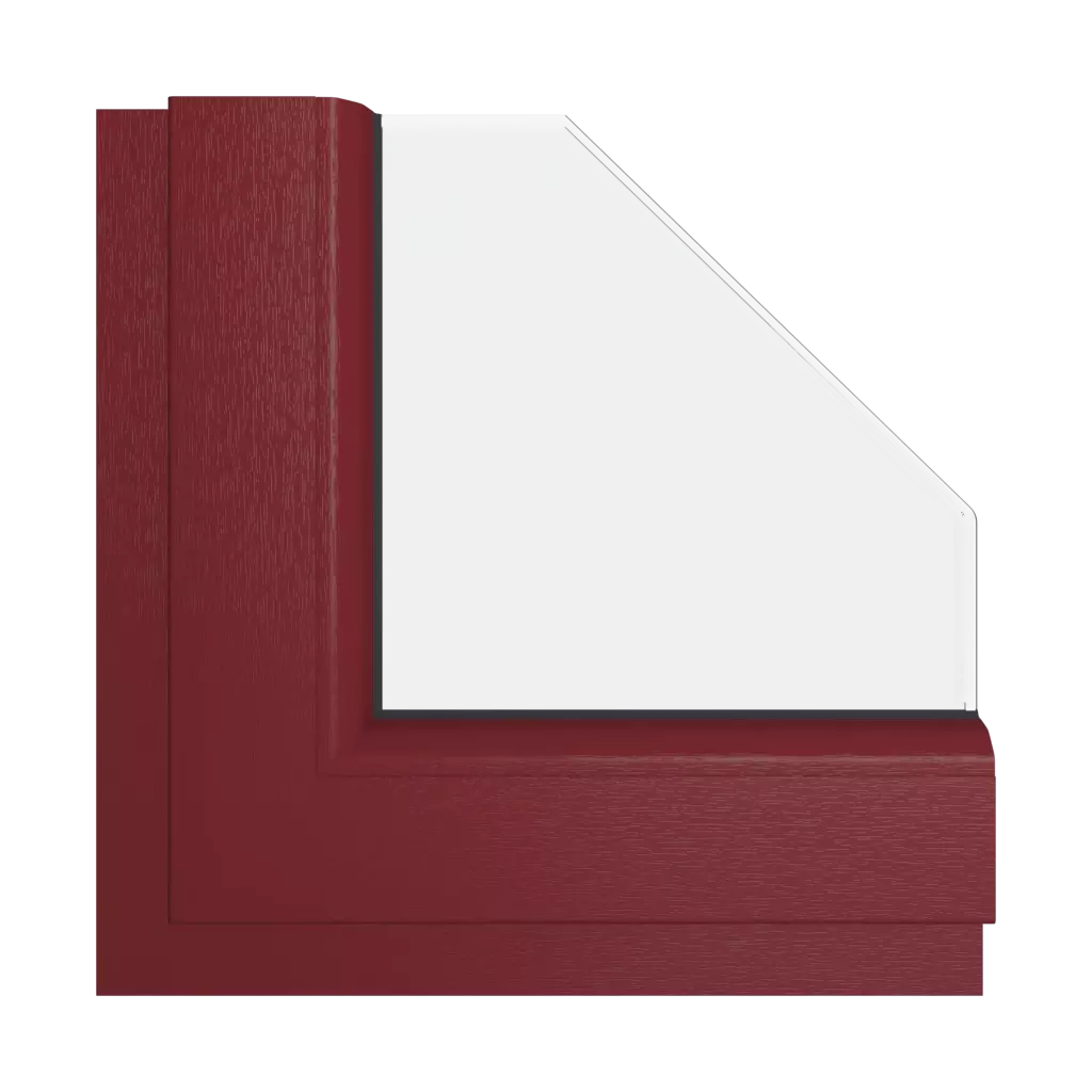 Red RAL 3005 windows window-colors gealan red-ral-3005 interior