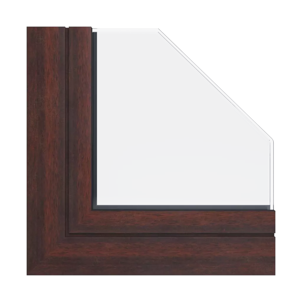 Mahogany wood effect 🆕 products aluminum-windows    