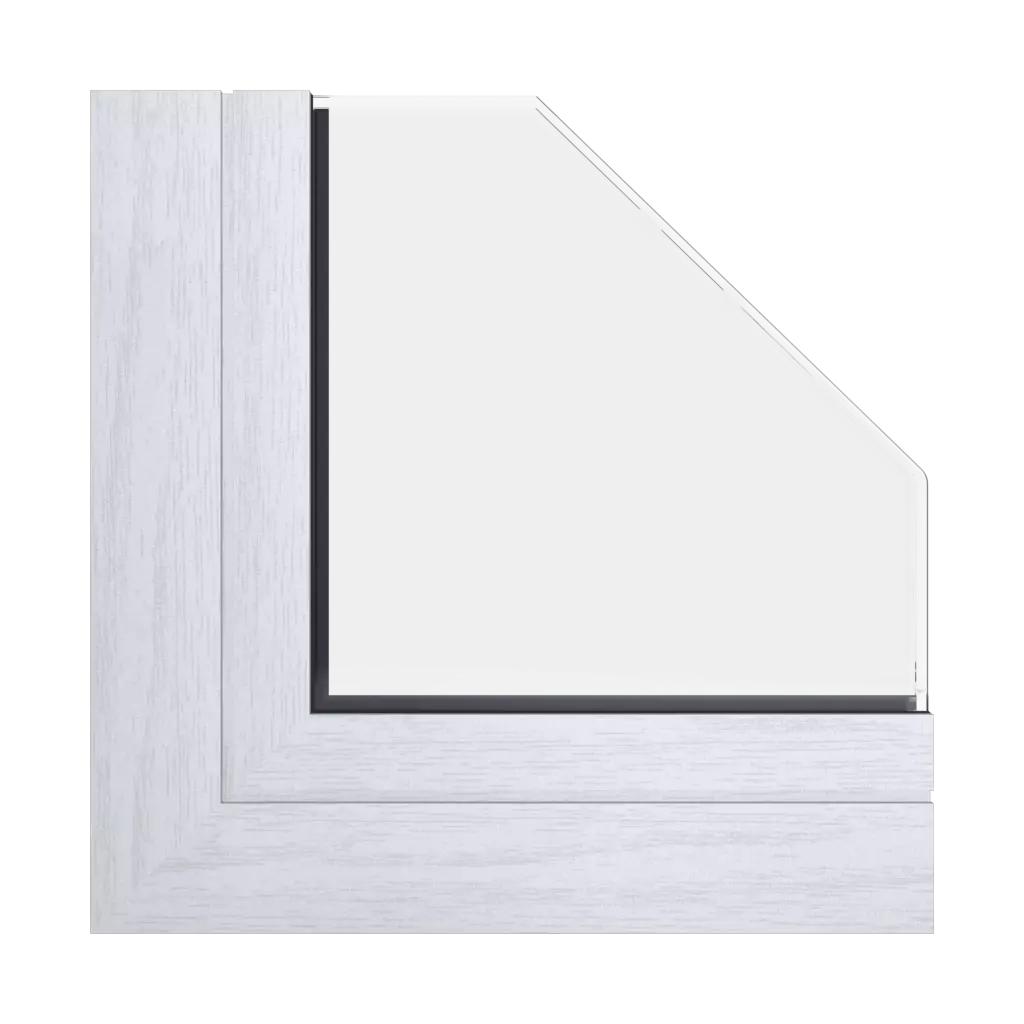 Bleached oak wood effect 🆕 windows window-profiles aliplast