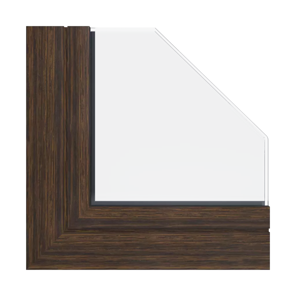 Swamp oak wood effect products folding-windows    