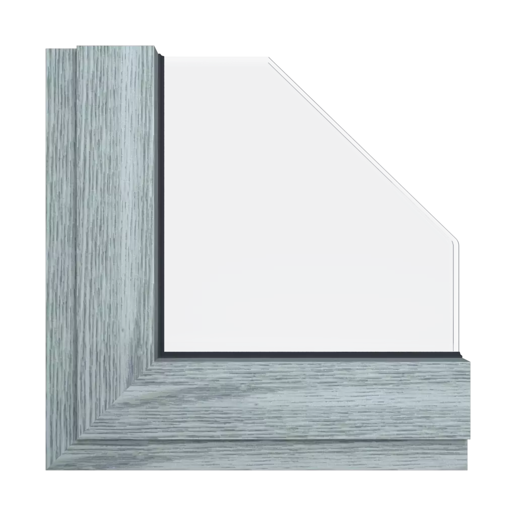 Gray oak wood effect 🆕 windows window-colors aliplast-colors gray-oak interior