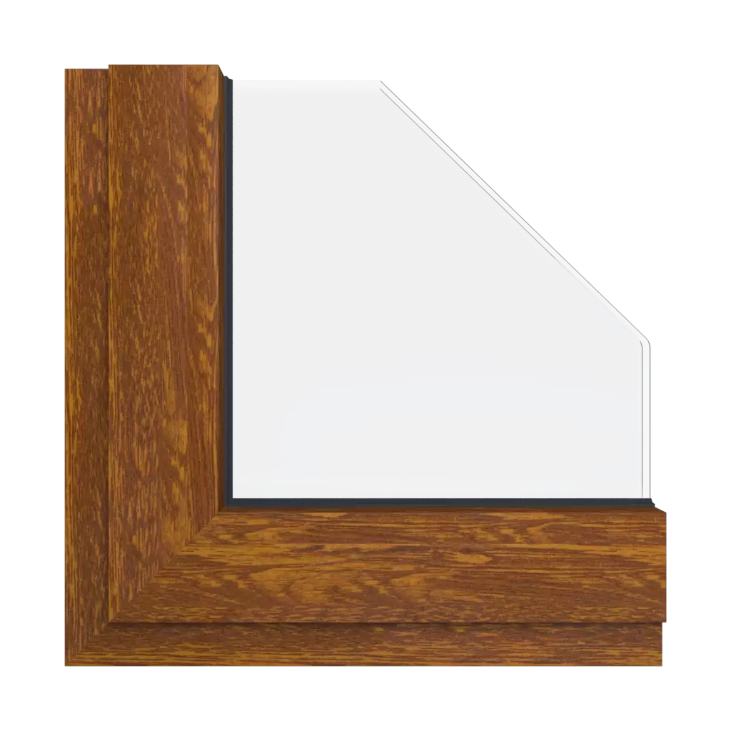 Golden oak wood effect windows window-colors aliplast-colors golden-oak-wood-effect interior