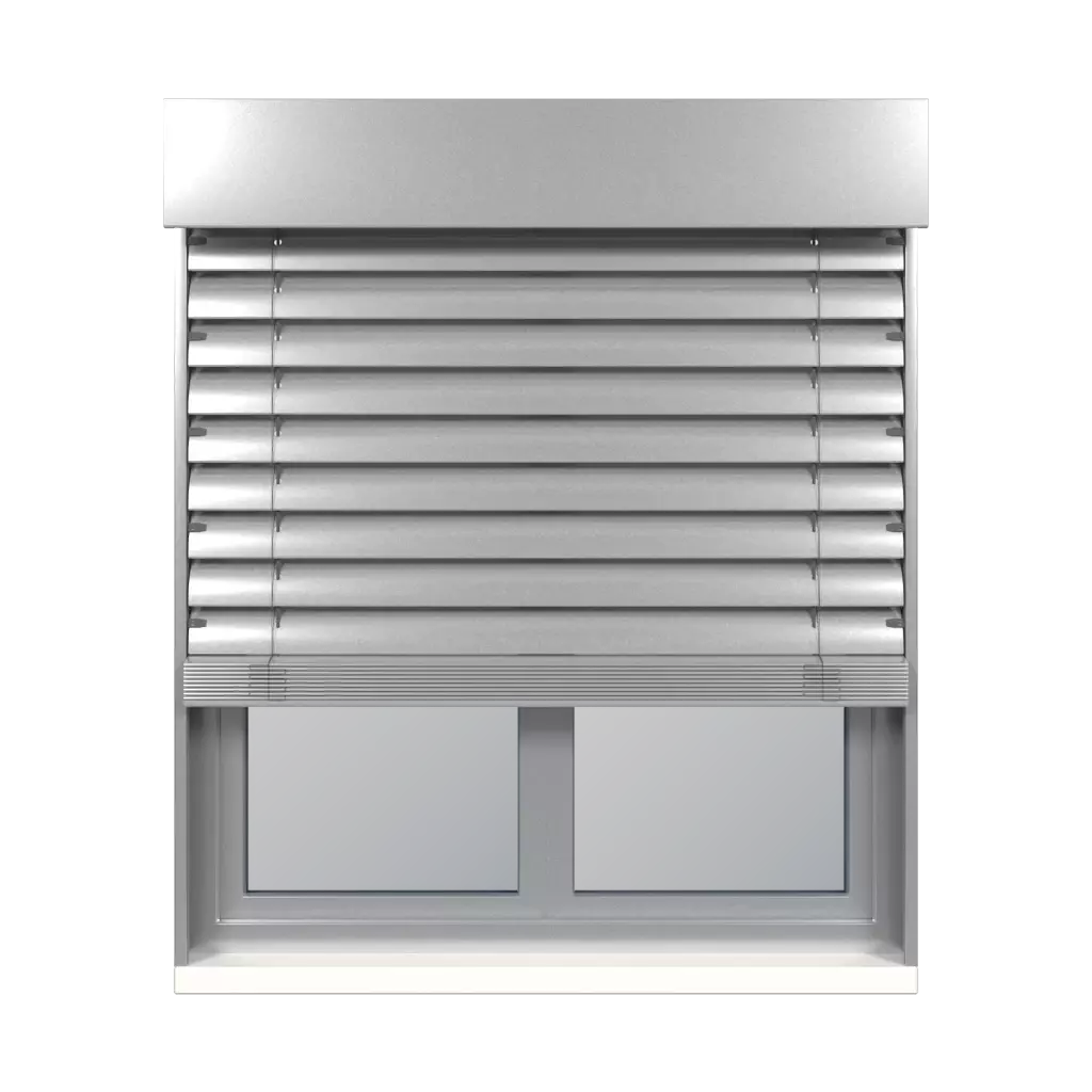 Silver RAL 9006 products facade-blinds    