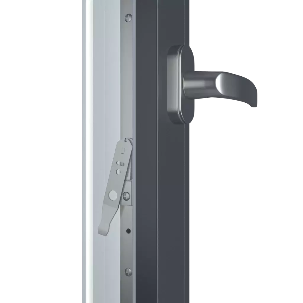 Blockade of incorrect position of the handle windows window-accessories window-sills external 