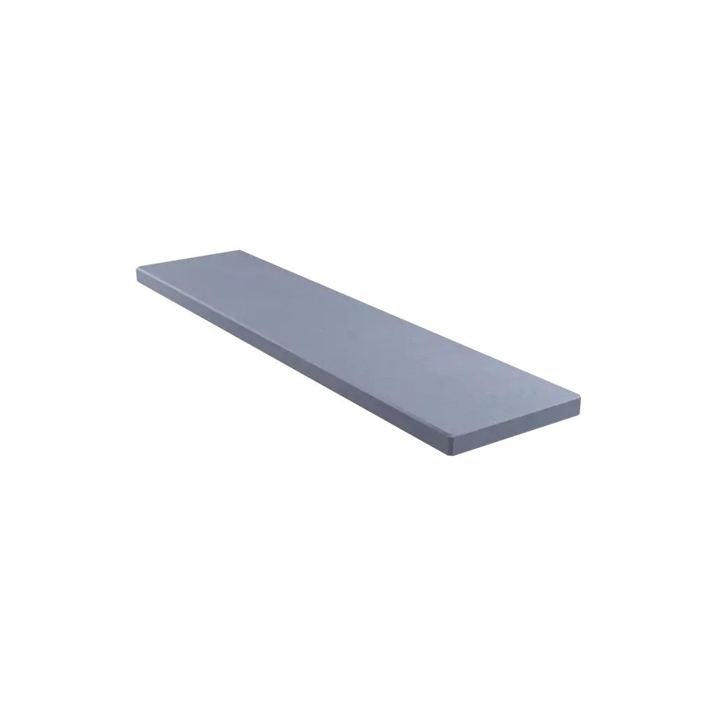 Silver gray windows window-accessories window-sills internal agglomerate-marble silver-gray