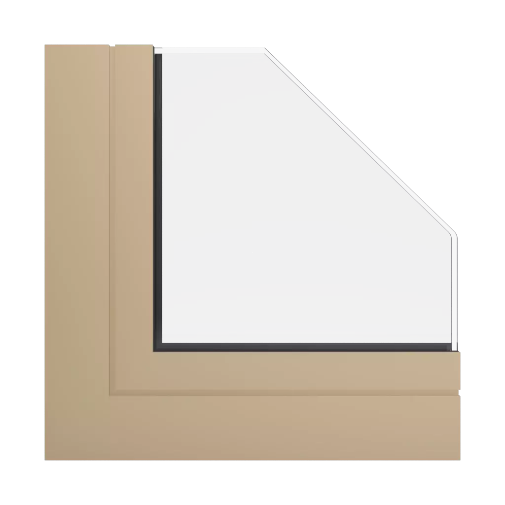 RAL 1001 Beige windows window-profiles aluprof mb-skyline