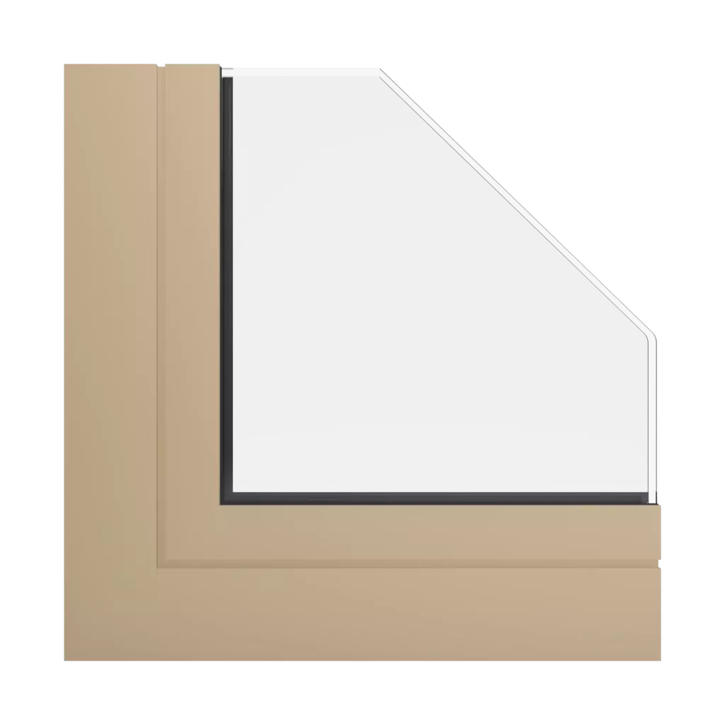 RAL 1001 Beige windows window-profiles ponzio pe68