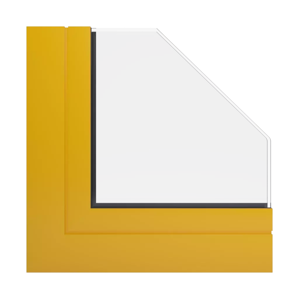 RAL 1003 Signal yellow windows window-profiles ponzio pe68-hi