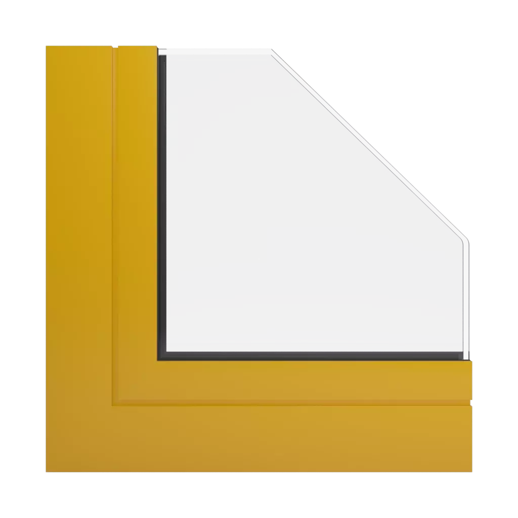 RAL 1004 Honey yellow windows window-colors aluminum-ral ral-1004-honey-yellow