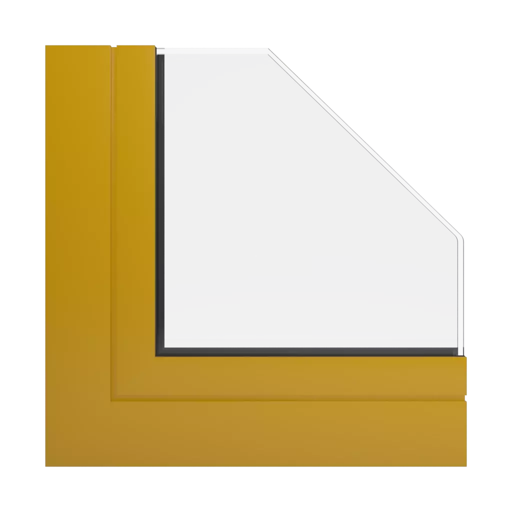 RAL 1005 Honey yellow windows window-profiles ponzio pe68-hi