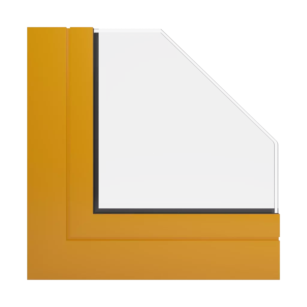RAL 1007 Daffodil yellow windows window-profiles aliplast panorama