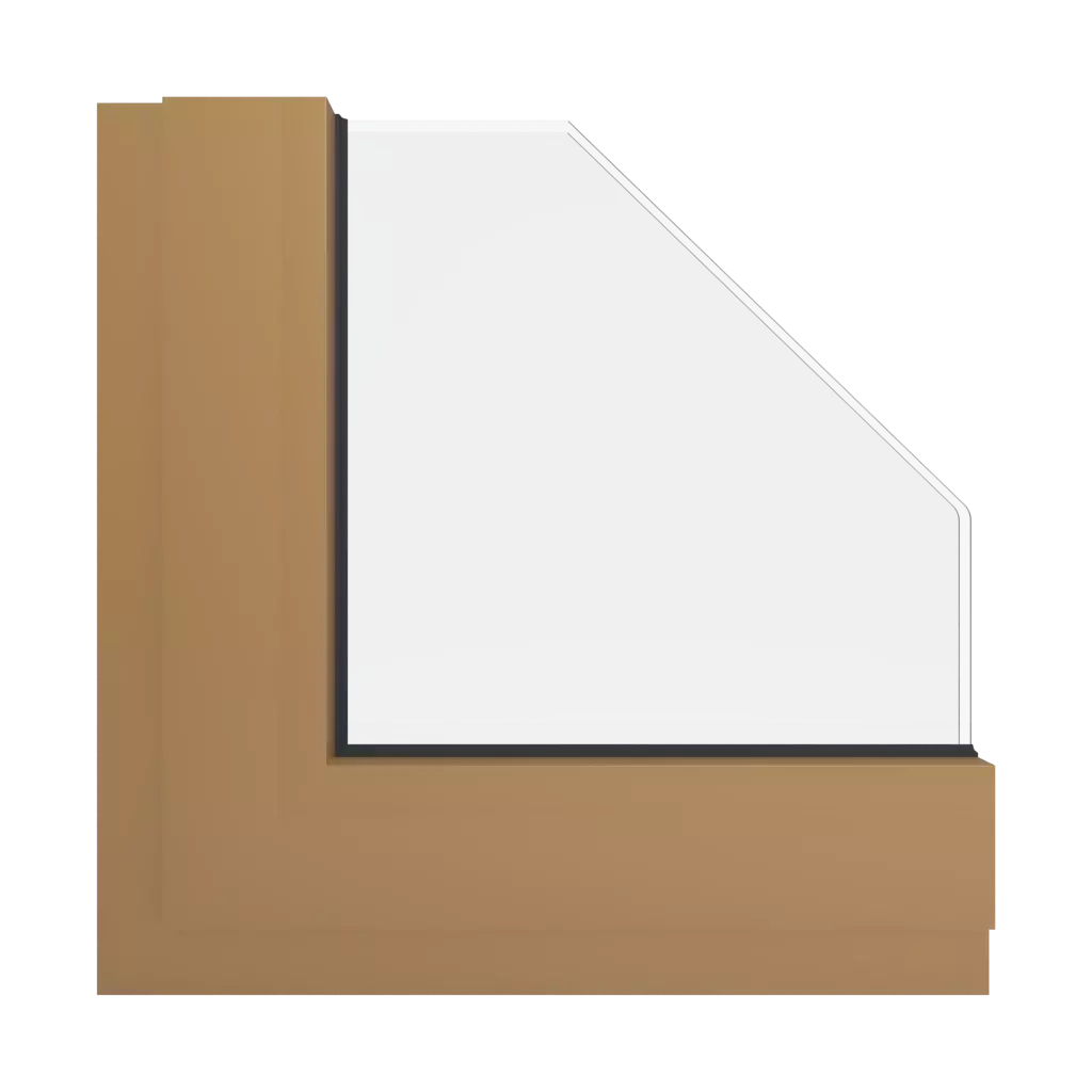 RAL 1011 Brown beige windows window-colors aluminum-ral ral-1011-brown-beige interior