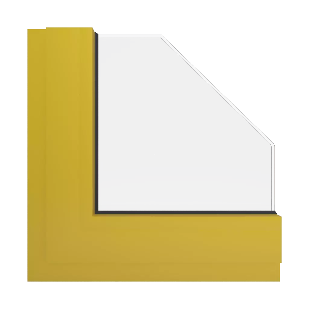 RAL 1012 Lemon yellow windows window-colors aluminum-ral ral-1012-lemon-yellow interior