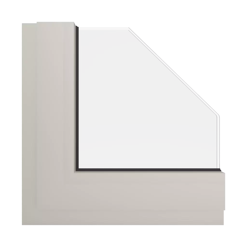 RAL 1013 Oyster white windows window-colors aluminum-ral ral-1013-oyster-white interior