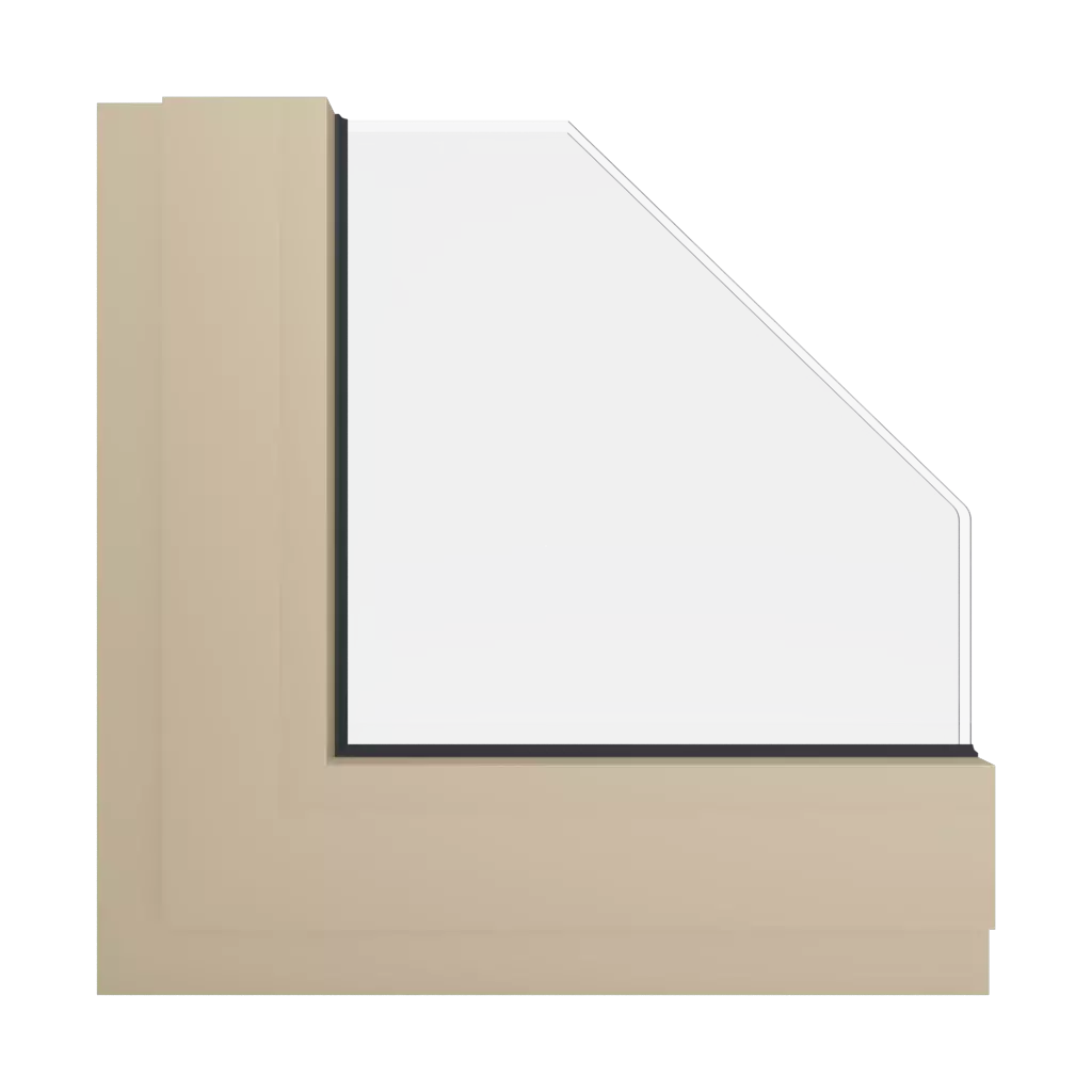 RAL 1014 Ivory windows window-colors aluminum-ral ral-1014-ivory interior