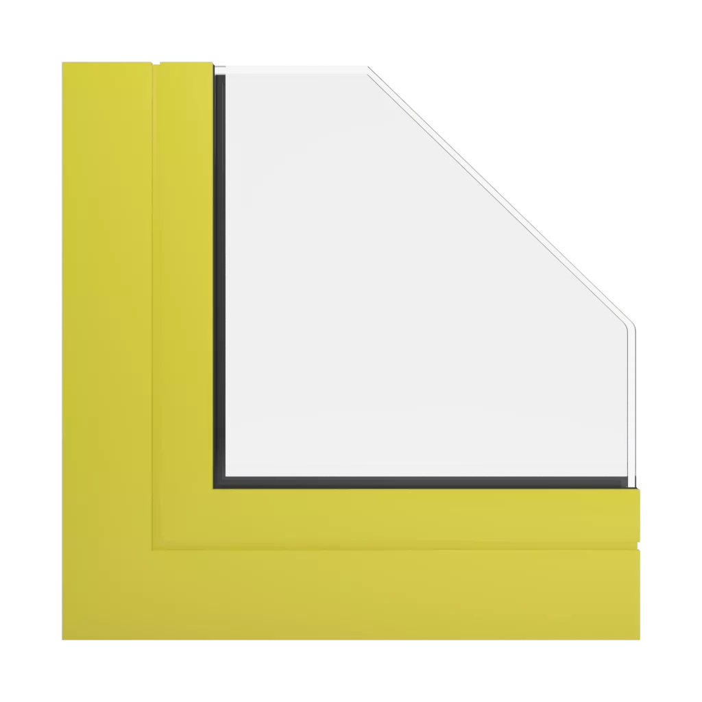 RAL 1016 Sulfur yellow windows window-profiles aluprof mb-77-hs