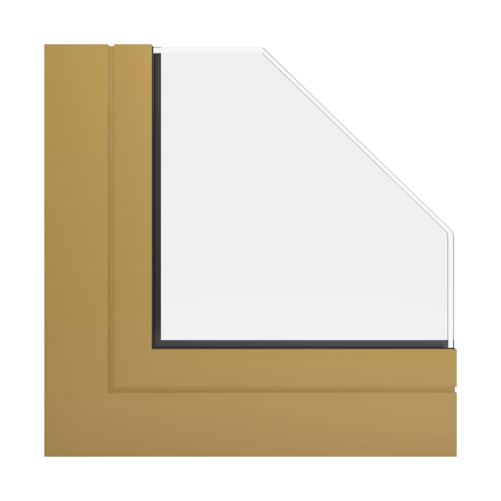 RAL 1024 Ochre yellow windows window-profiles aluprof mb-skyline-type-r