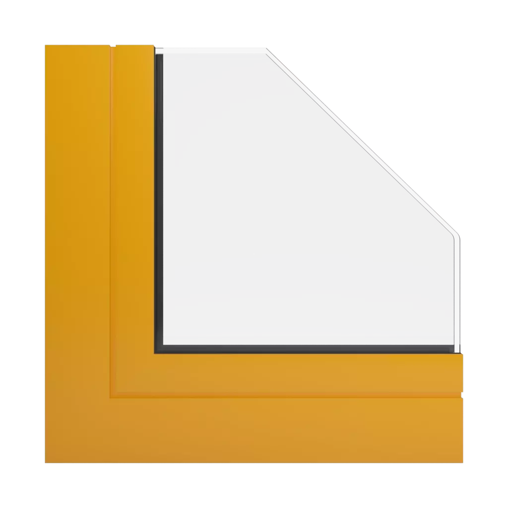RAL 1028 Melon yellow windows window-colors aluminum-ral ral-1028-melon-yellow