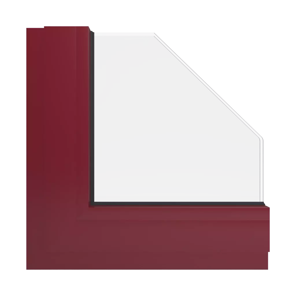 RAL 3004 Purple red windows window-colors aluminum-ral ral-3004-purple-red interior