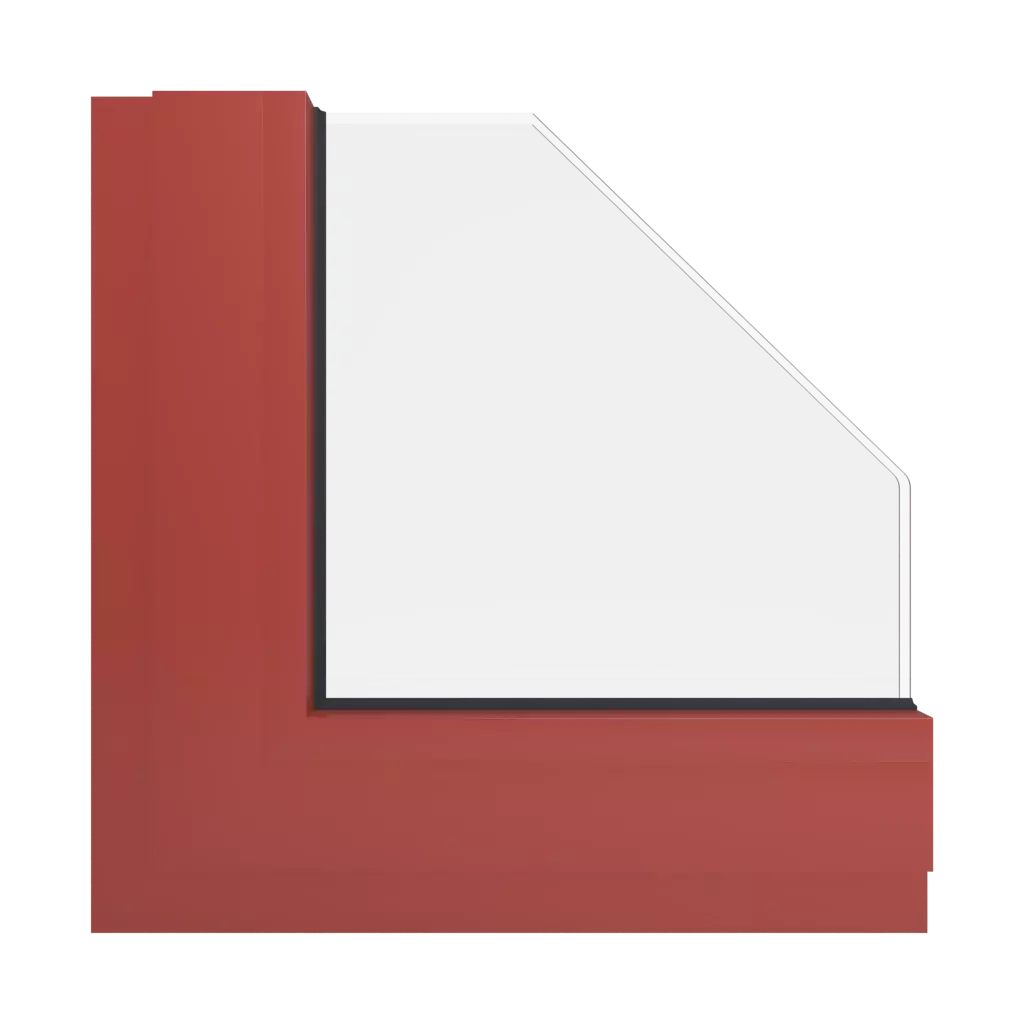 RAL 3016 Coral red windows window-colors aluminum-ral ral-3016-coral-red interior