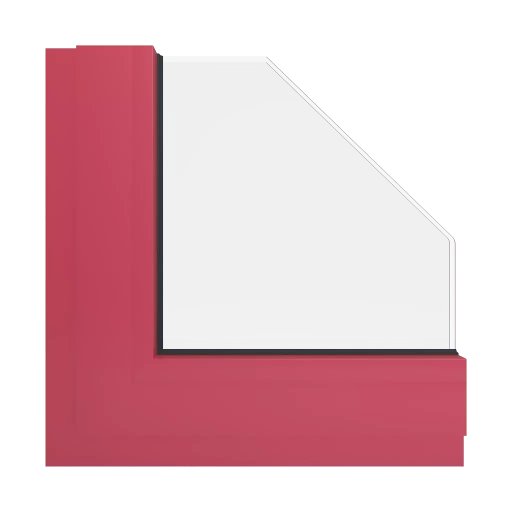 RAL 3018 truskawkowy windows window-colors aluminum-ral ral-3017-rose interior