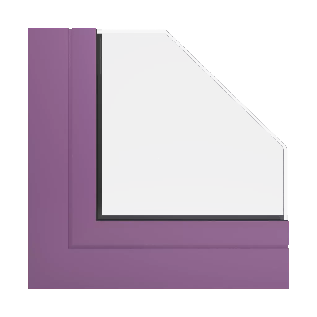 RAL 4001 Red lilac windows window-profiles aliplast panorama