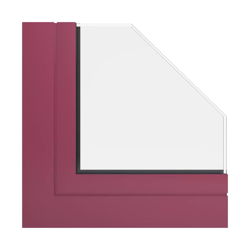 RAL 4002 Red violet windows window-profiles ponzio pe68