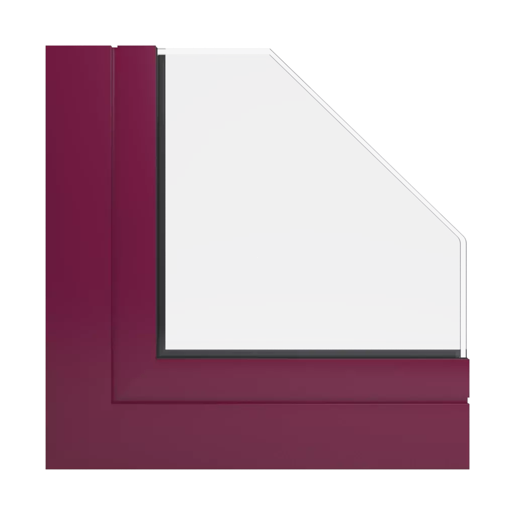 RAL 4004 Claret violet windows window-profiles aliplast mc-glass