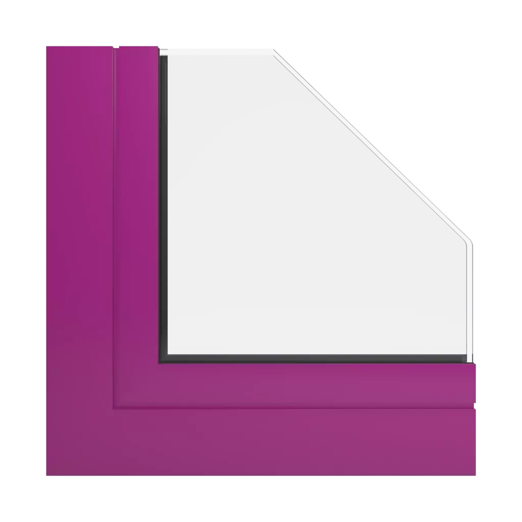 RAL 4006 Traffic purple windows window-profiles ponzio pe68