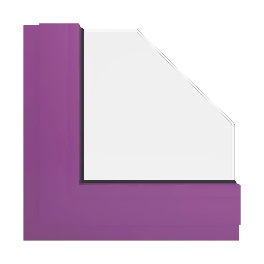 RAL 4008 Signal violet windows window-colors aluminum-ral ral-4008-signal-violet interior