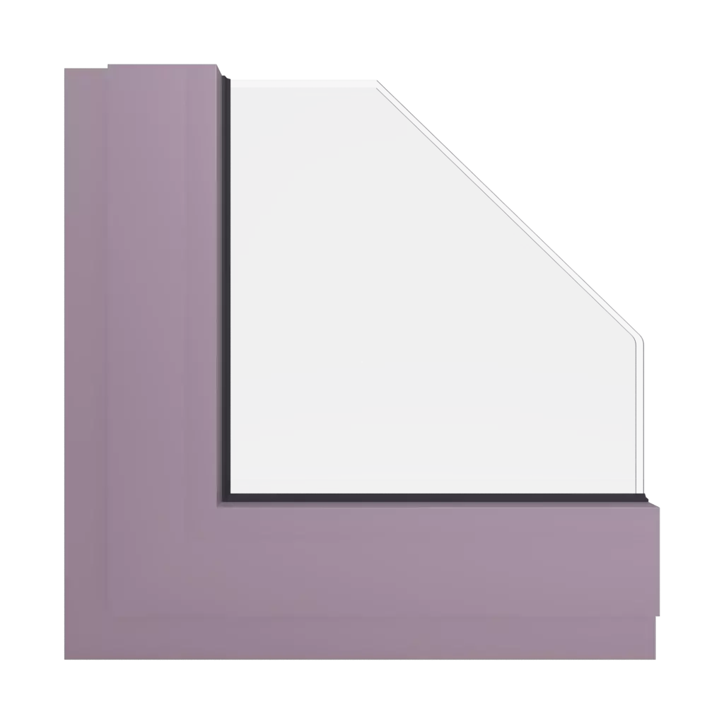 RAL 4009 Pastel violet windows window-colors aluminum-ral ral-4009-pastel-violet interior