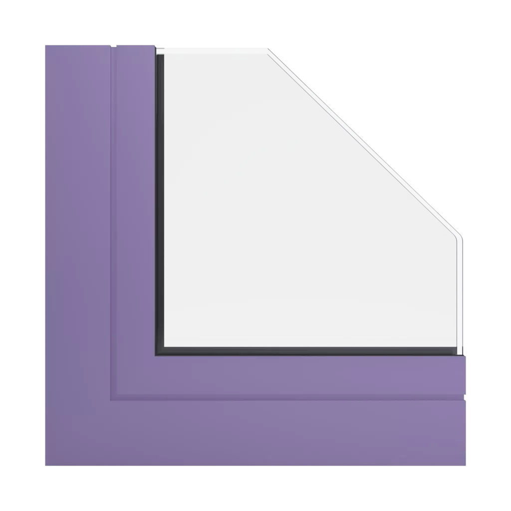 RAL 4011 Pearl violet windows window-profiles aluprof mb-77-hs