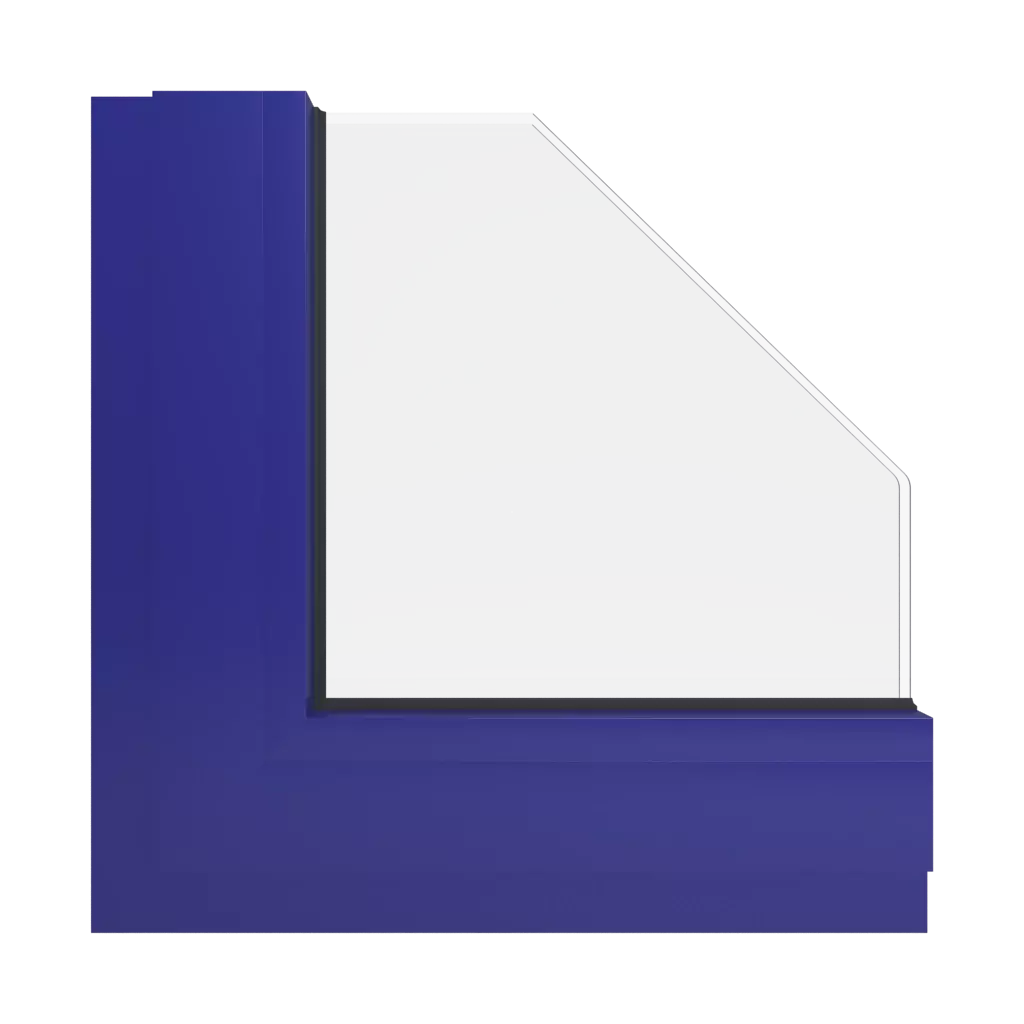 RAL 5002 Ultramarine blue windows window-colors aluminum-ral ral-5002-ultramarine-blue interior