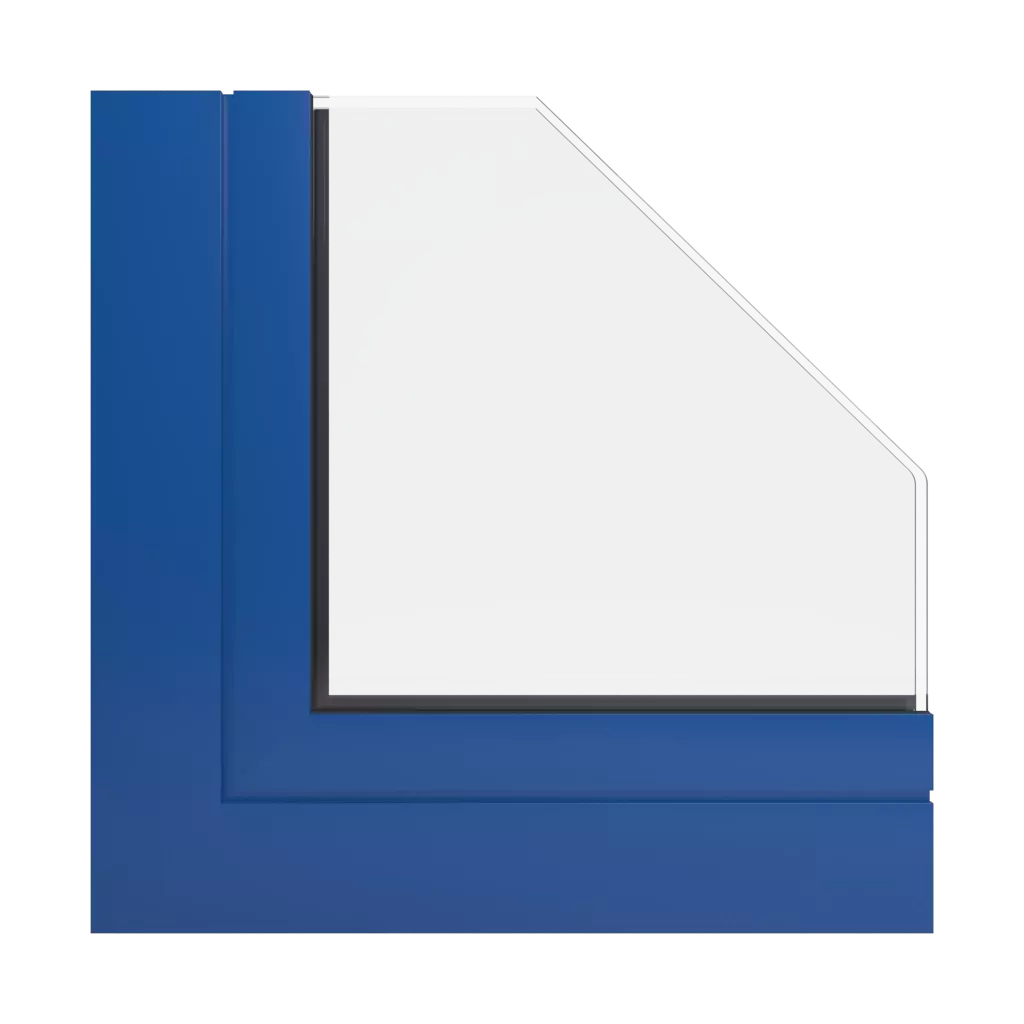 RAL 5005 Signal blue windows window-profiles aluprof mb-104-passive